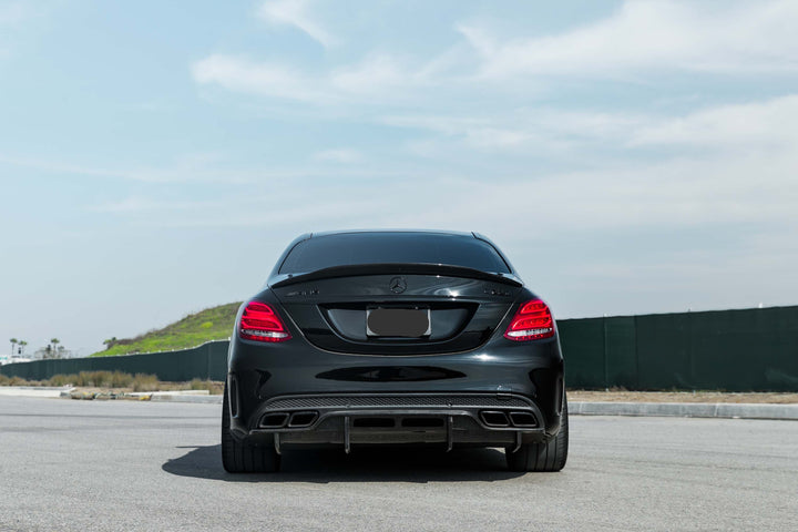 MERCEDES BENZ C63 AMG FORGED WHEELS AND EXHAUST SYSTEM