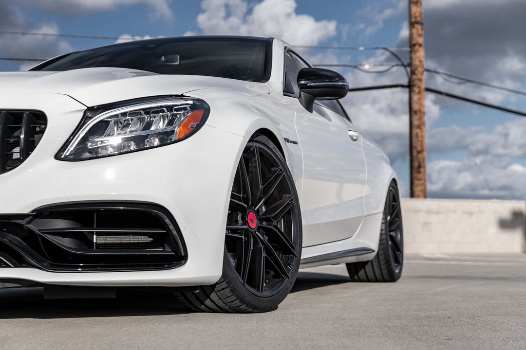 MERCEDES BENZ C63 AMG FORGED WHEELS AND EXHAUST SYSTEM