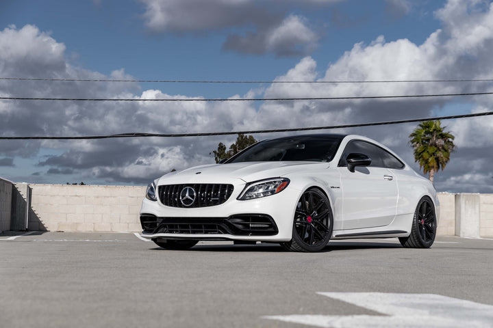 MERCEDES BENZ C63 AMG FORGED WHEELS AND EXHAUST SYSTEM