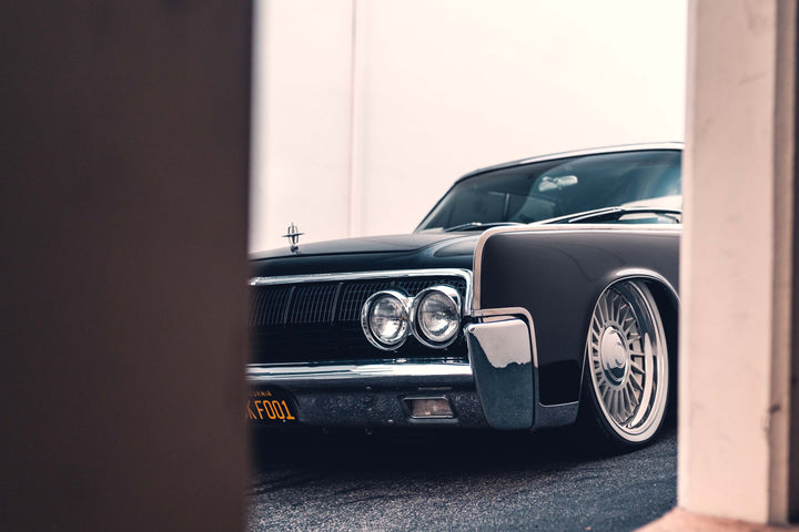 LINCOLN CONTINENTAL FORGED WHEELS AND EXHAUST SYSTEM