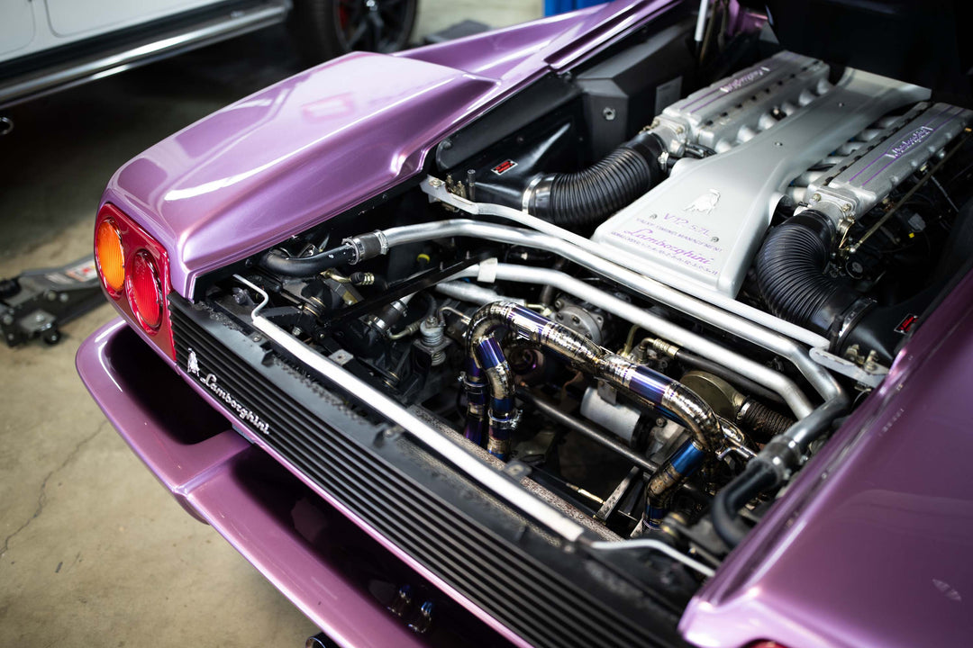 LAMBORGHINI DIABLO FORGED WHEELS AND EXHAUST SYSTEM