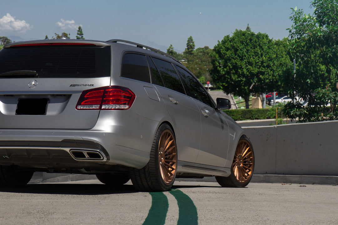 MERCEDES BENZ E63 AMG FORGED WHEELS AND EXHAUST SYSTEM