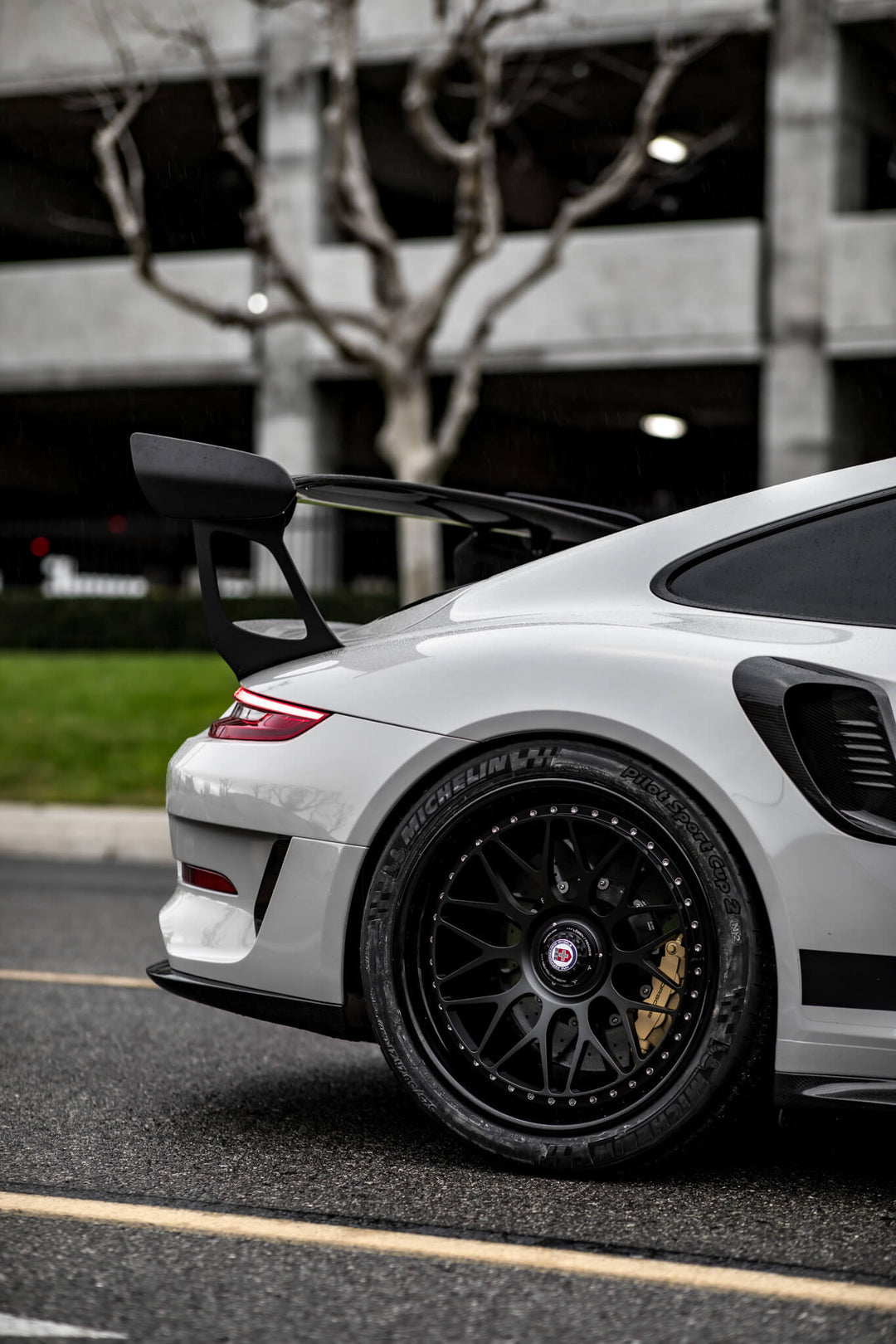PORSCHE GT3RS FORGED WHEELS AND EXHAUST SYSTEM