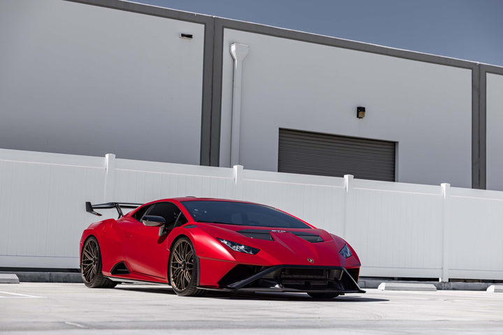 LAMBORGHINI HURACAN STO FORGED WHEELS AND EXHAUST SYSTEM