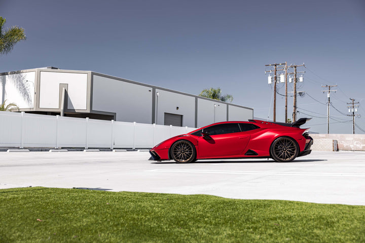 LAMBORGHINI HURACAN STO FORGED WHEELS AND EXHAUST SYSTEM