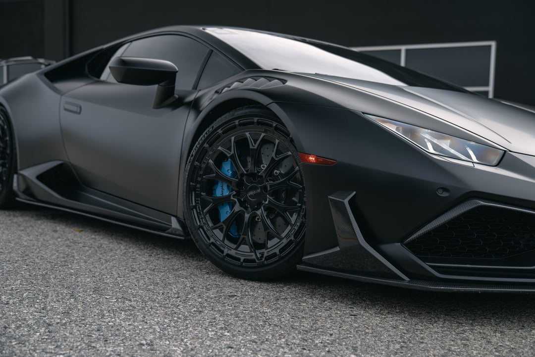 LAMBORGHINI HURACAN FORGED WHEELS AND EXHAUST SYSTEM