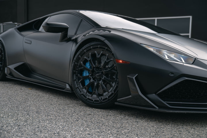 LAMBORGHINI HURACAN FORGED WHEELS AND EXHAUST SYSTEM