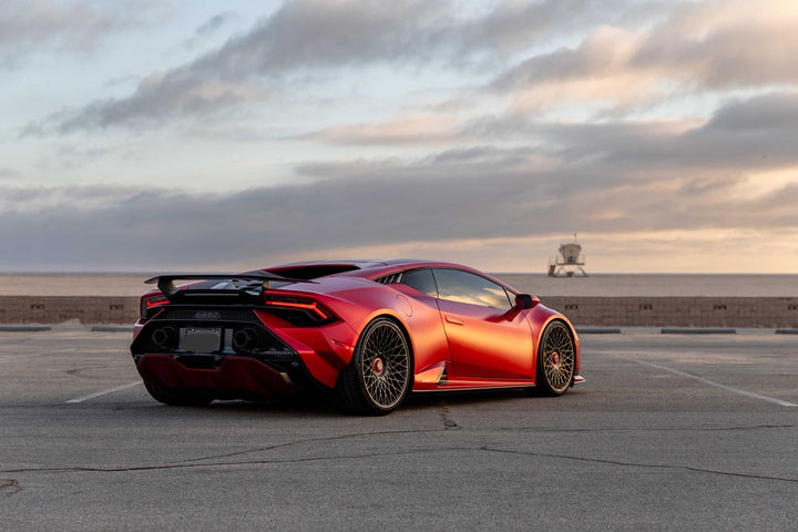 LAMBORGHINI HURACAN TECNICA FORGED WHEELS AND EXHAUST SYSTEM