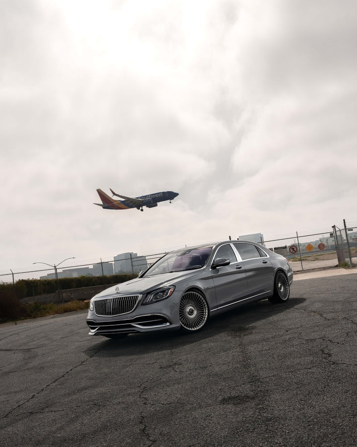 MERCEDES BENZ S650 FORGED WHEELS AND EXHAUST SYSTEM