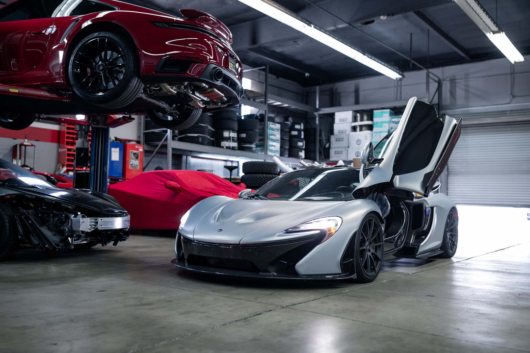 MCLAREN P1 FORGED WHEELS AND EXHAUST SYSTEM