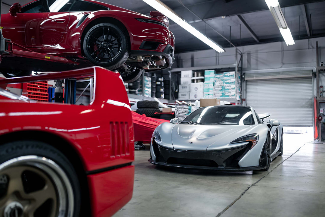 MCLAREN P1 FORGED WHEELS AND EXHAUST SYSTEM