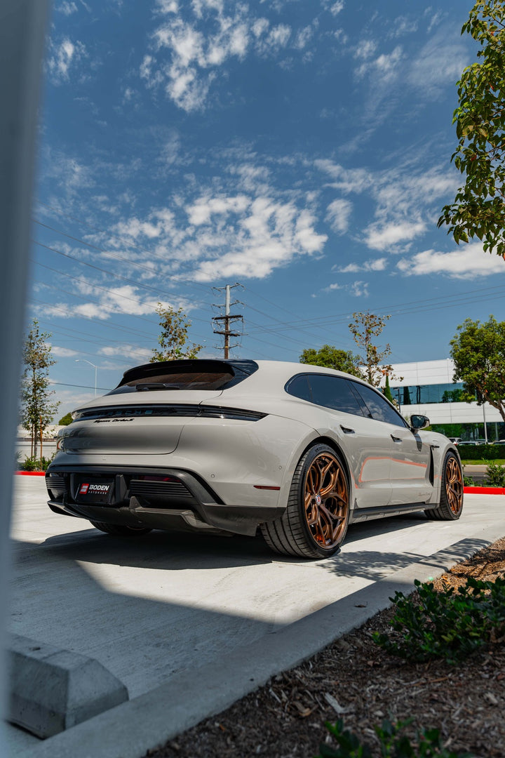 PORSCHE TAYCAN TURBO FORGED WHEELS AND EXHAUST SYSTEM