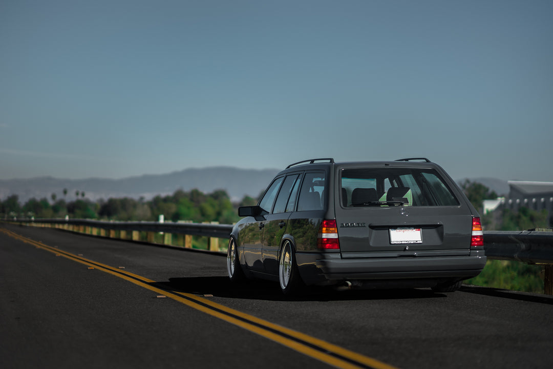 MERCEDES BENZ E500 FORGED WHEELS AND EXHAUST SYSTEM