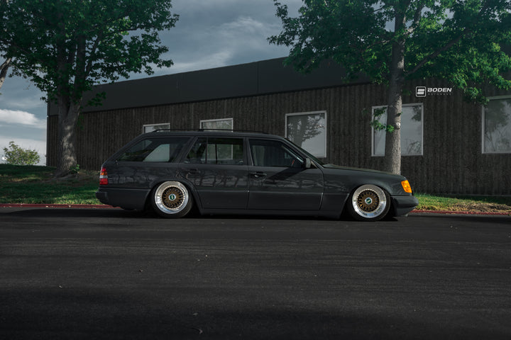 MERCEDES BENZ E500 FORGED WHEELS AND EXHAUST SYSTEM