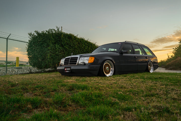 MERCEDES BENZ E500 FORGED WHEELS AND EXHAUST SYSTEM
