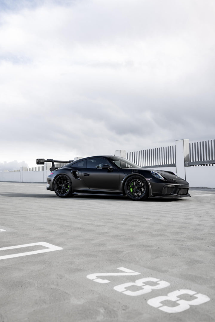 PORSCHE GT3RS FORGED WHEELS AND EXHAUST SYSTEM