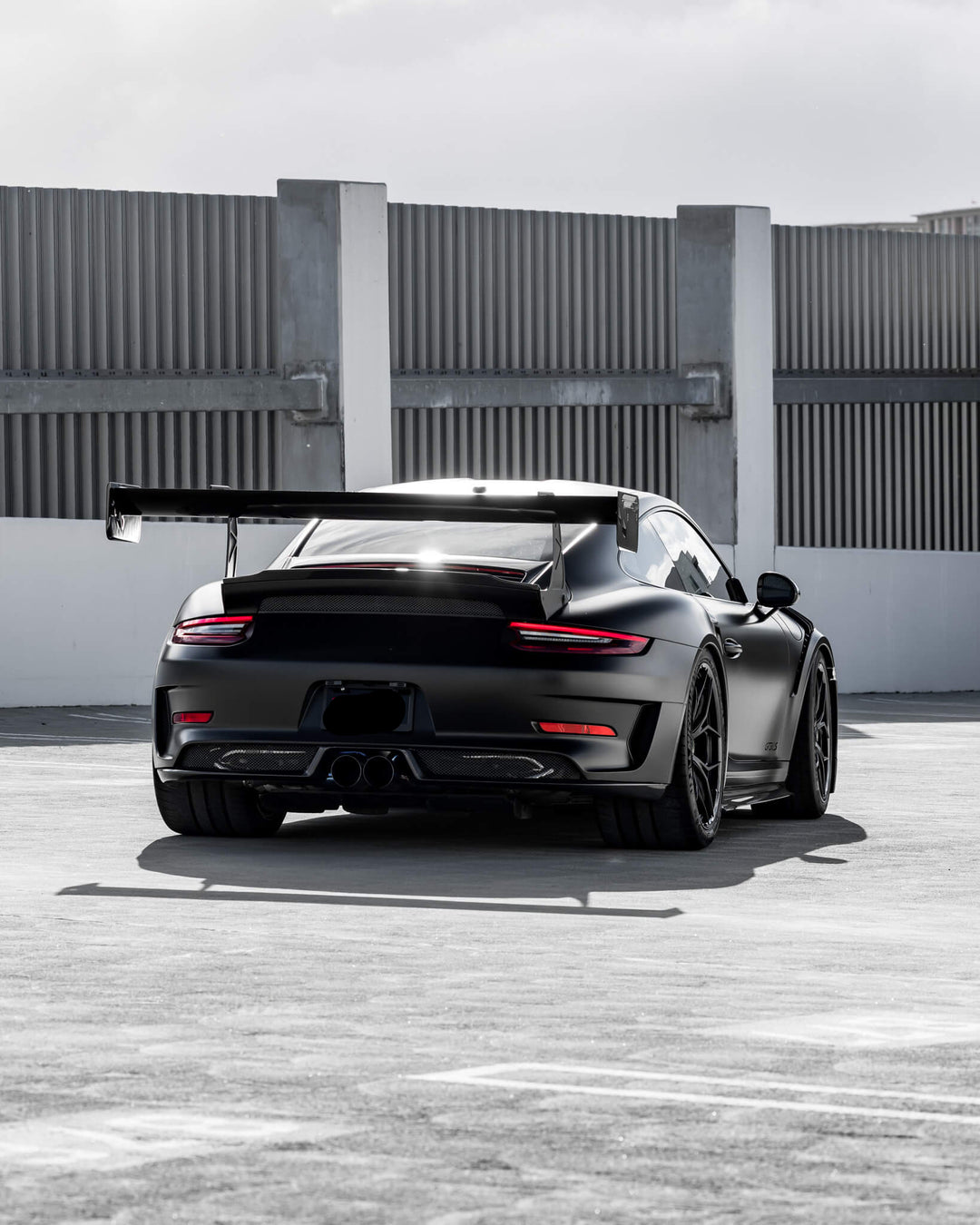 PORSCHE GT3RS FORGED WHEELS AND EXHAUST SYSTEM