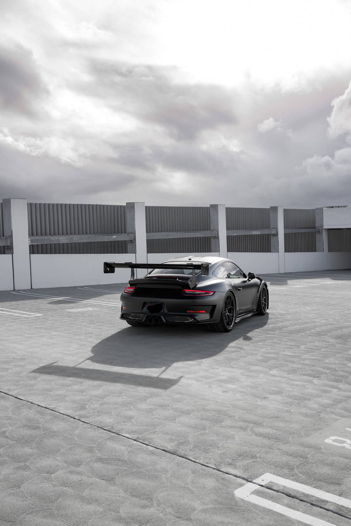PORSCHE GT3RS FORGED WHEELS AND EXHAUST SYSTEM