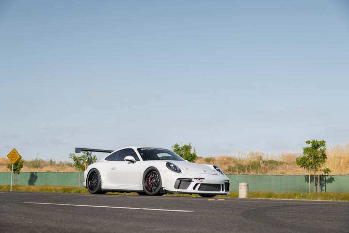 PORSCHE GT3 FORGED WHEELS AND EXHAUST SYSTEM