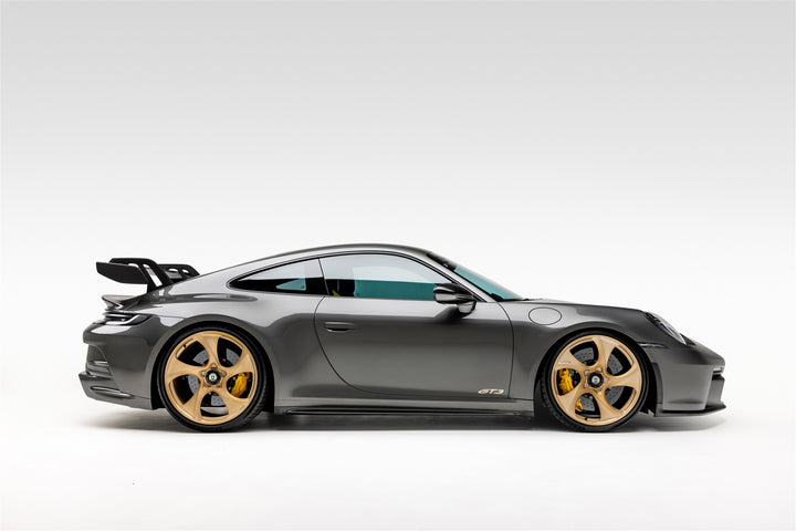 PORSCHE GT3 FORGED WHEELS AND EXHAUST SYSTEM
