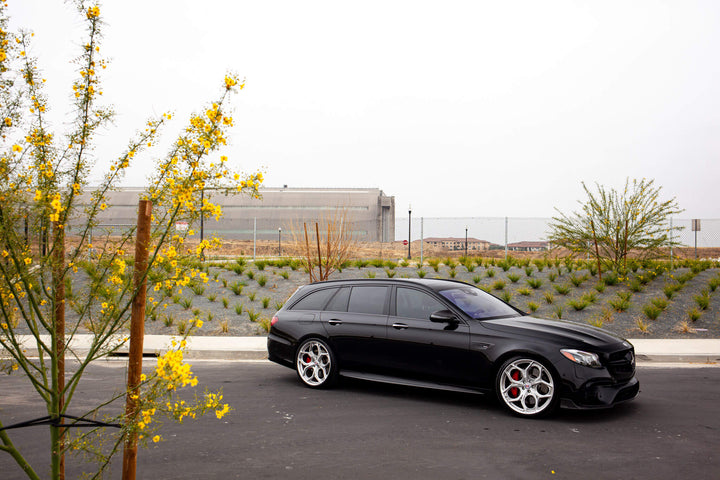 MERCEDES BENZ C63 AMG FORGED WHEELS AND EXHAUST SYSTEM