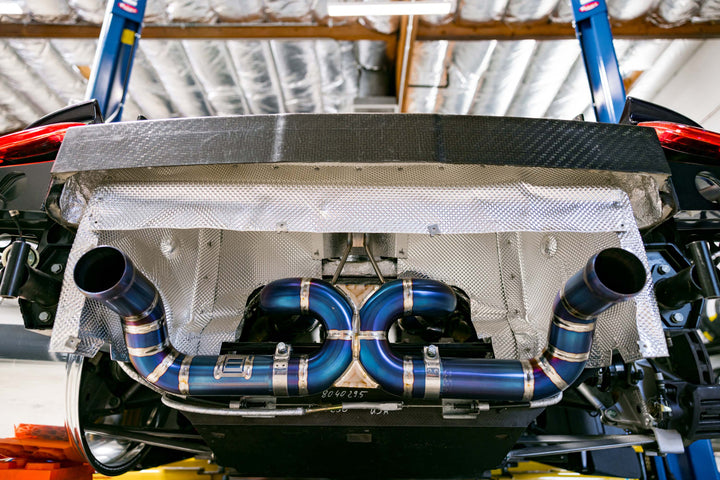 PORSCHE CARRERA GT FORGED WHEELS AND EXHAUST SYSTEM