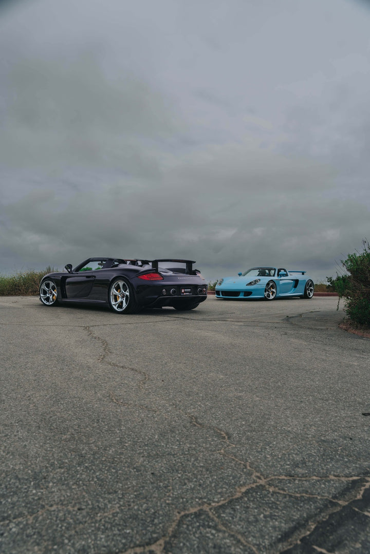 PORSCHE CARRERA GT FORGED WHEELS AND EXHAUST SYSTEM