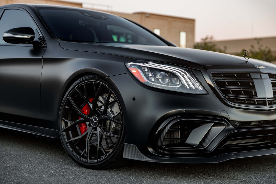 MERCEDES BENZ S63 AMG FORGED WHEELS AND EXHAUST SYSTEM