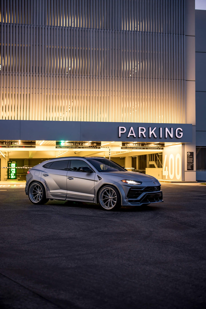 LAMBORGHINI URUS FORGED WHEELS AND EXHAUST SYSTEM