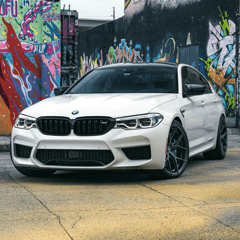 BMW M5 F90 VOSSEN HF-5 SATIN BLACK WHEELS