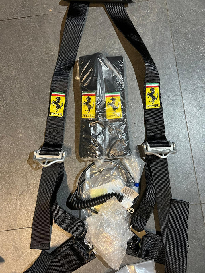 Ferrari 296 harness shoulder straps and padding