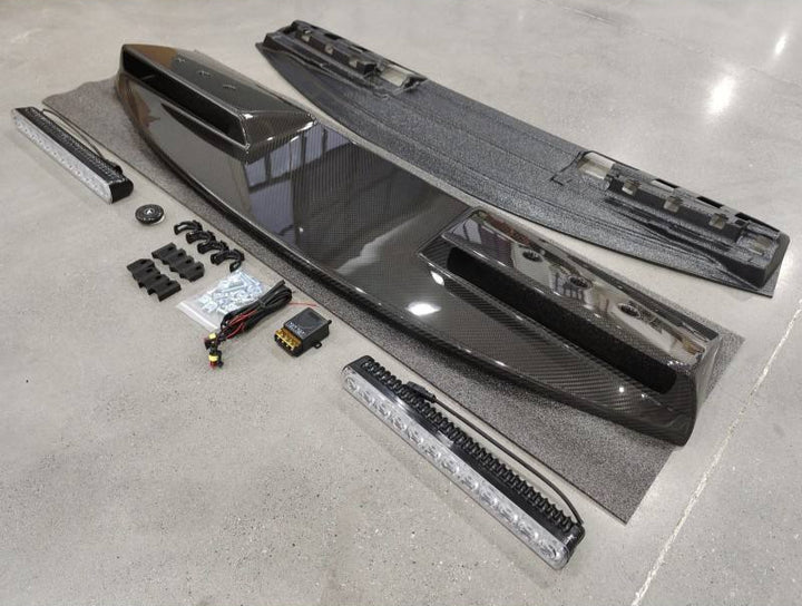 LAND ROVER DEFENDER FRONT ROOF SPOILER WITH LED
