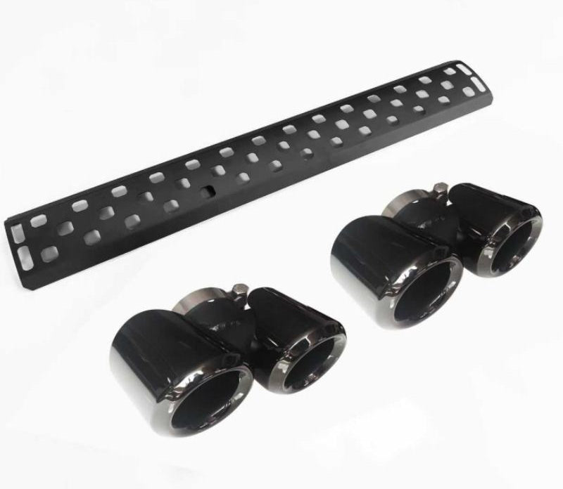 LAND ROVER DEFENDER 90 110 ALUMINUM EXHAUST TIP ROUND 2020+