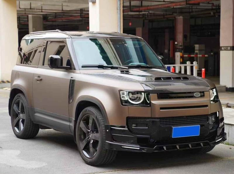 LAND ROVER DEFENDER L663 DRY CARBON FIBER ENGINE HOOD