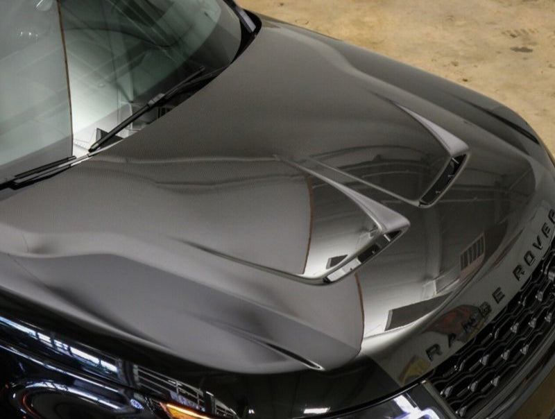 RANGE ROVER SPORT SVR STYLE CARBON FIBER BONNET HOOD  2018-2021