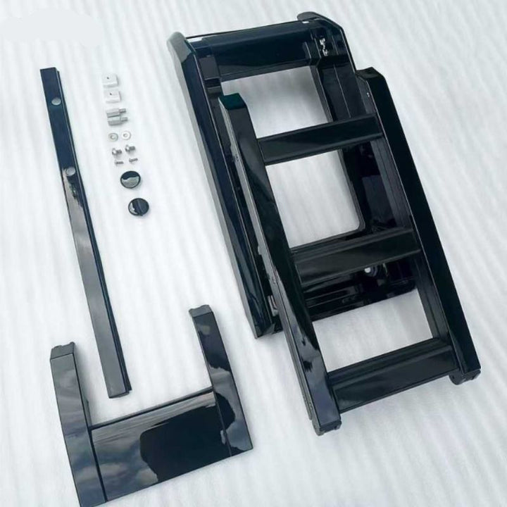 LAND ROVER DEFENDER 110 LADDER BODY PARTS GLOSSY BLACK MATTE SILVER 2020+