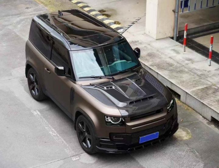 LAND ROVER DEFENDER DRY CARBON FIBER HOOD BONNET 2020+