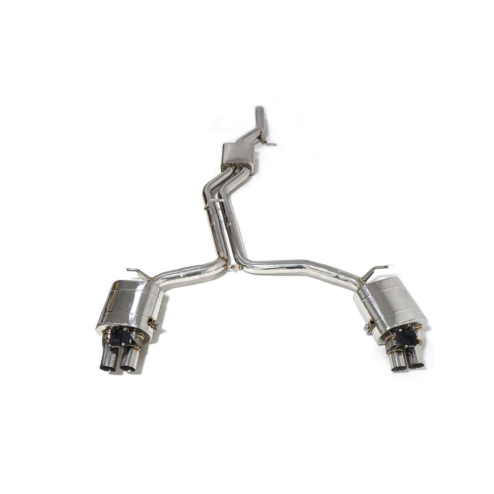 AUDI A6/A7 C8 2.0T STAINLESS STEEL CATBACK RAZOR EXHAUST WITH MUFFLER VALVE
