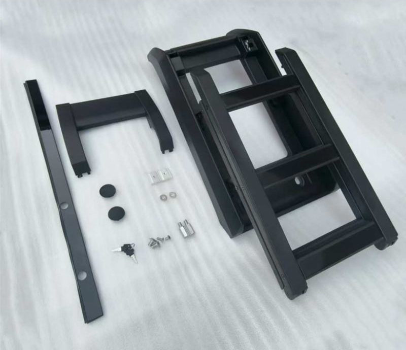 LAND ROVER DEFENDER 110 LADDER BODY PARTS GLOSSY BLACK MATTE SILVER 2020+