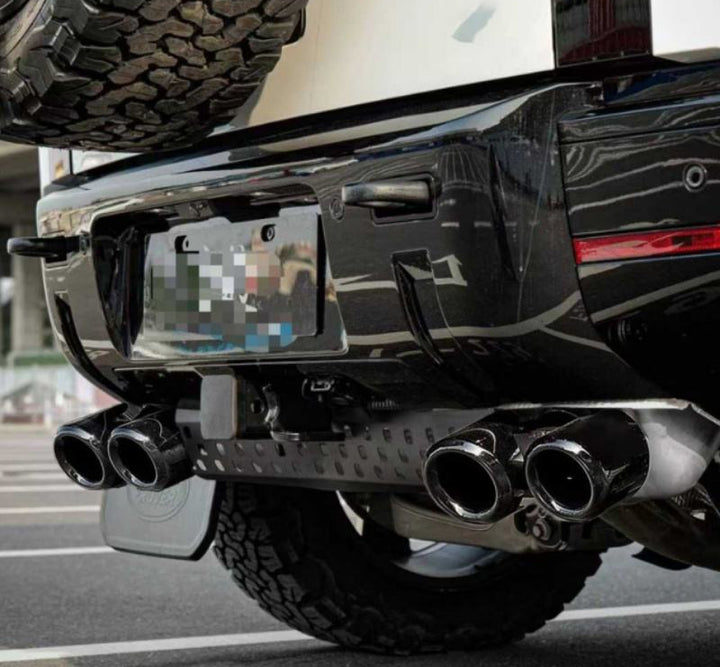 LAND ROVER DEFENDER 90 110 ALUMINUM EXHAUST TIP ROUND 2020+