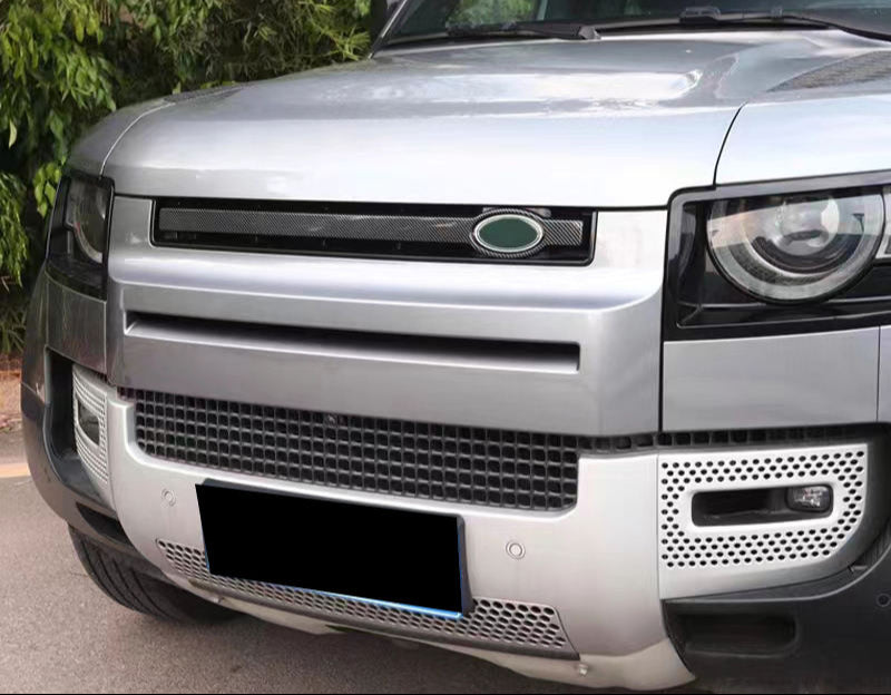 LAND ROVER DEFENDER CARBON FIBER FRONT GRILLE COVER 2020-2023
