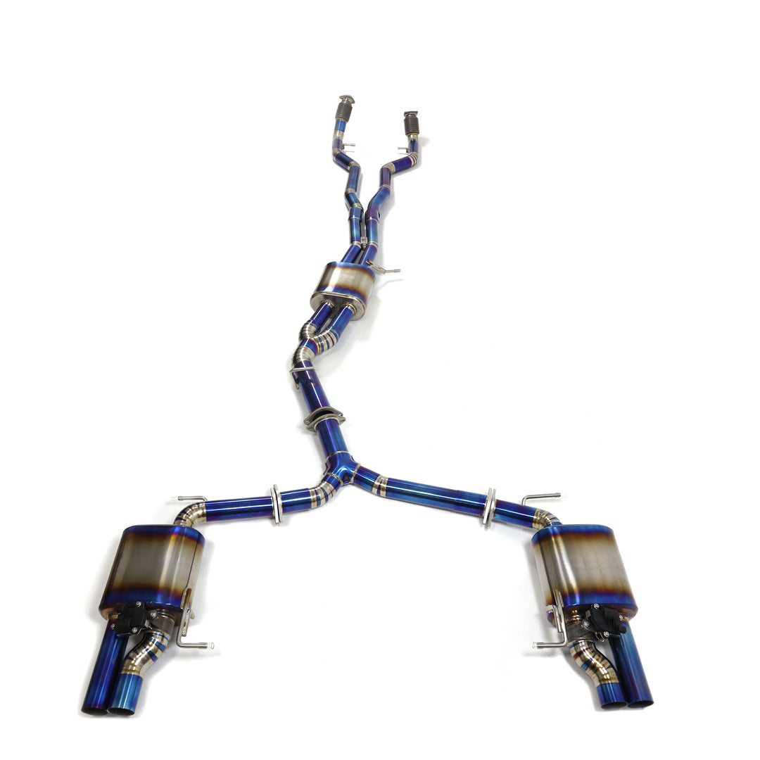 AUDI A6/A7 C8 3.0T TITANIUM CATBACK RAZOR EXHAUST SYSTEM WITH MUFFLER VALVE