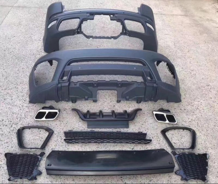 RANGE ROVER SPORT BODY KIT UPGRADE SVR STYLE WITH LIGHTS 2014-2017