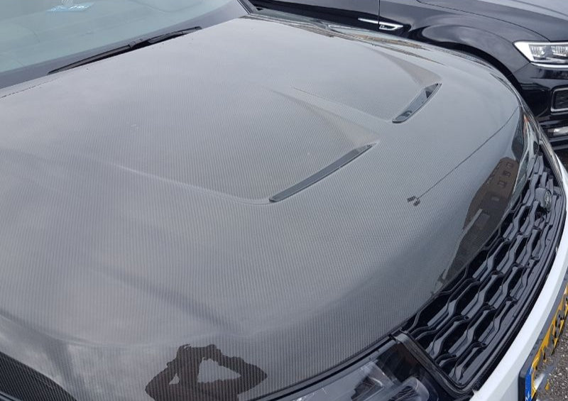 RANGE ROVER SPORT SVR STYLE CARBON FIBER BONNET HOOD  2018-2021