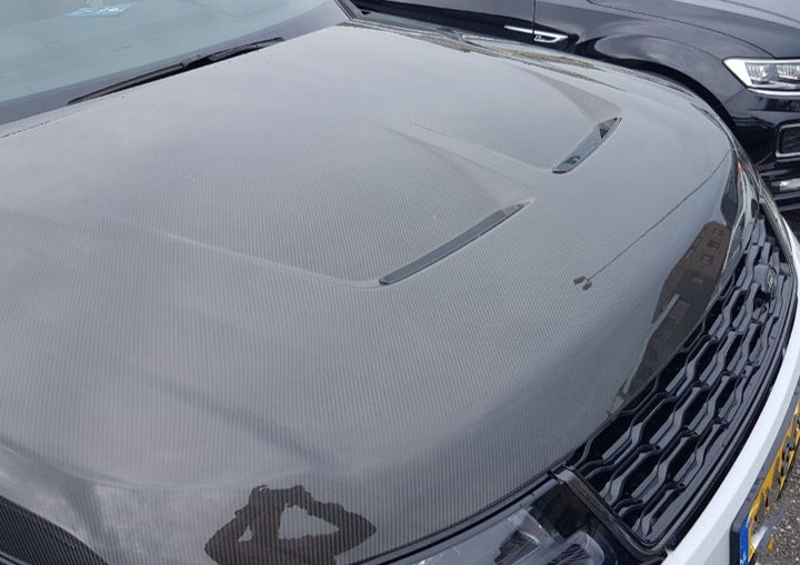 RANGE ROVER SPORT SVR STYLE CARBON FIBER BONNET HOOD  2018-2021