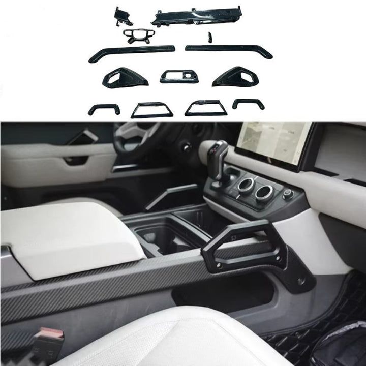 LAND ROVER DEFENDER 90 110 130 DRY CARBON FIBER INTERIOR 2020+