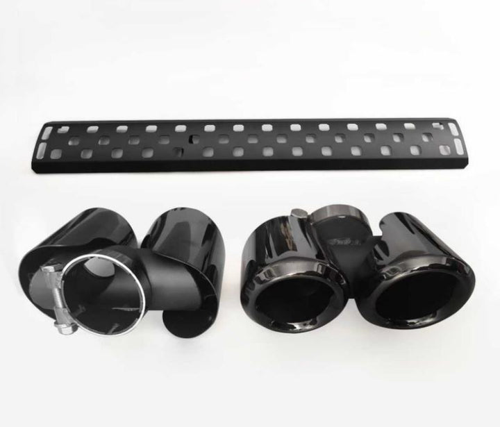 LAND ROVER DEFENDER 90 110 ALUMINUM EXHAUST TIP ROUND 2020+