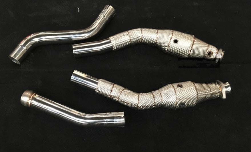 MERCEDES GL500/550 X166 4.7L DOWNPIPES CATTED OR CATLESS