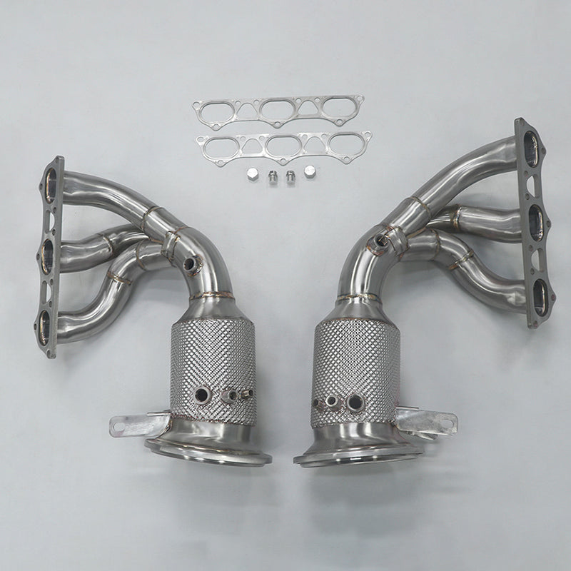 PORSCHE 992 GT3 4.0L EXHAUST HEADERS AND DOWNPIPES