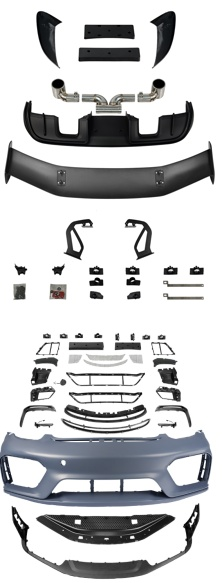 PORSCHE BOXTER 981 2014Y UPGRADE TO GT4 RS BODY KIT